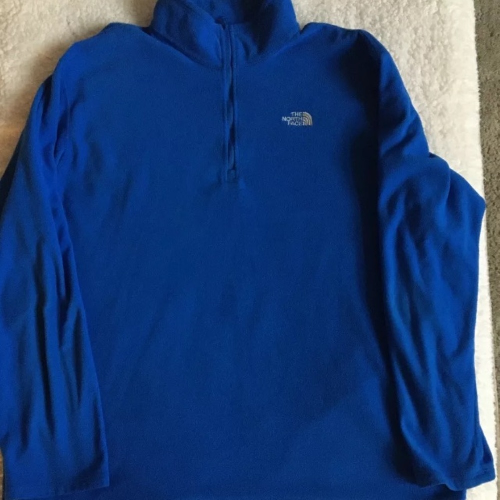 The North Face Mens 1/4 Zip Fleece 2XL EUC